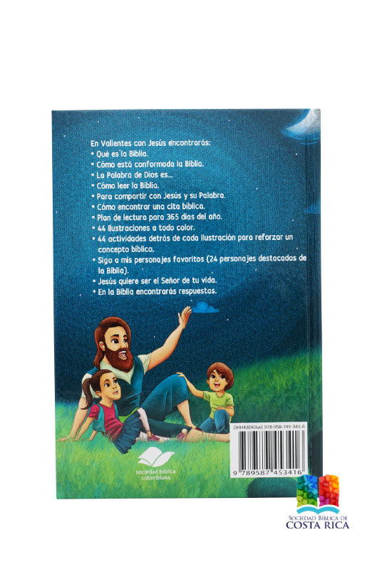 Biblia Infantil Valientes Con Jesús – Sociedad Bíblica Costa Rica