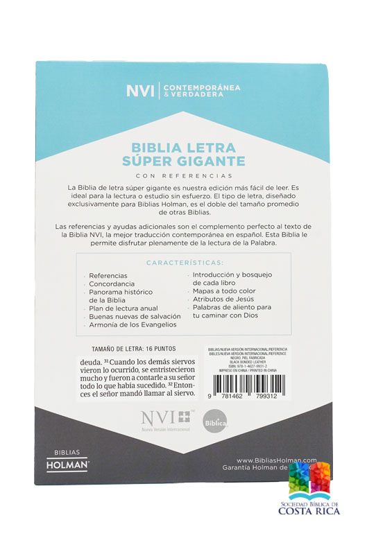 Biblia Letra Súper Gigante Nueva Versión Internacional - Imagen 4