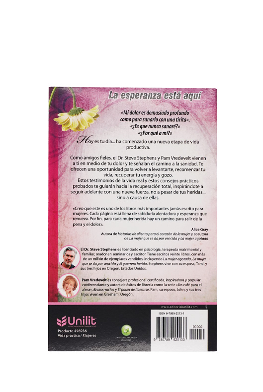Libro la Mujer Herida: Esperanza y Sanidad para las que están Heridas - Imagen 2