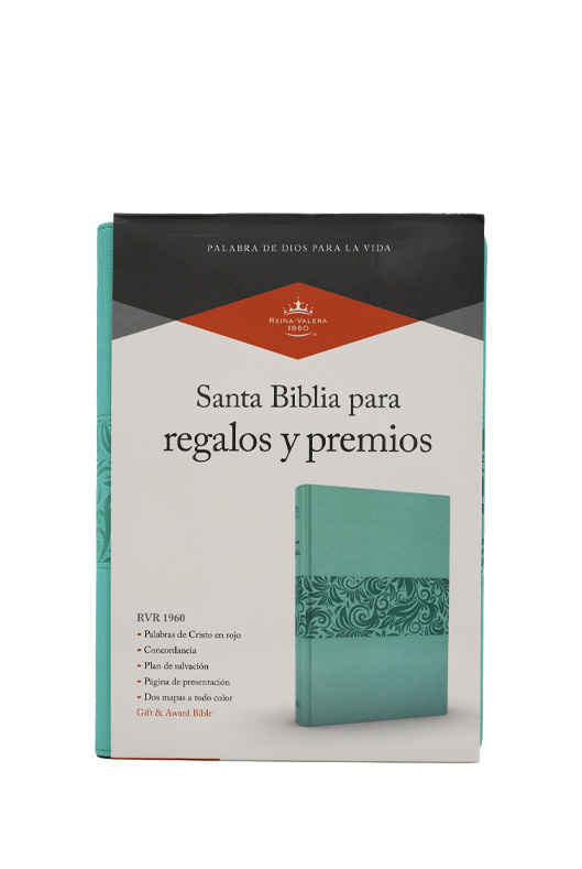Biblia Regalos y Premios Piel Turquesa RVR60