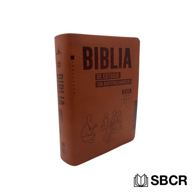 Biblia de Estudio Dios Habla Hoy con Deuterocanónicos en Pasta imitación cuero
