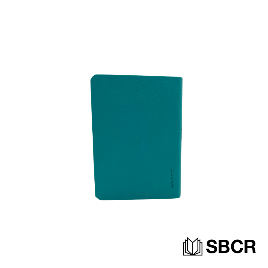Biblia Reina Valera 1960, tapa suave en color turquesa canto floreado - Imagen 4