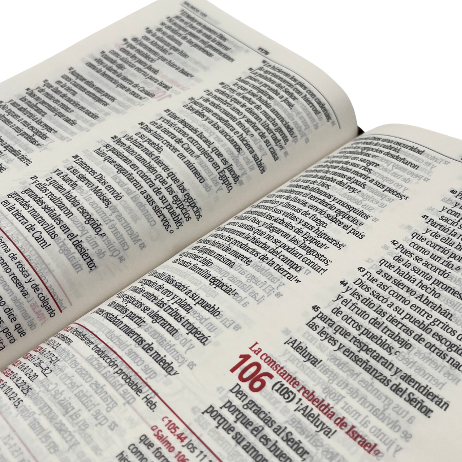 Biblia de Estudio Dios Habla Hoy con Deuterocanónicos en Pasta imitación cuero - Imagen 3