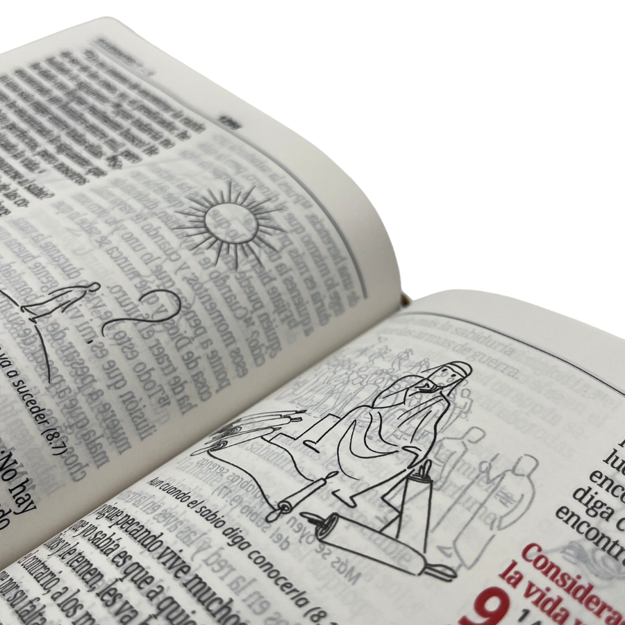 Biblia de Estudio Dios Habla Hoy con Deuterocanónicos en Pasta imitación cuero - Imagen 2