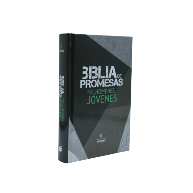 Biblia de Promesas Edición para Hombres Jovenes, en tapa dura y Nueva traducción Viviente