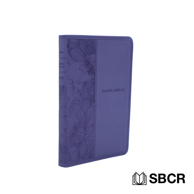 Biblia Nueva Traducción Viviente en imitación piel purpura