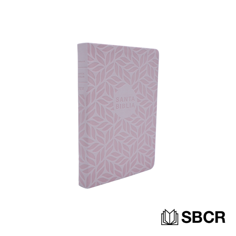 Biblia Nueva Traducción Viviente color rosada con relieve