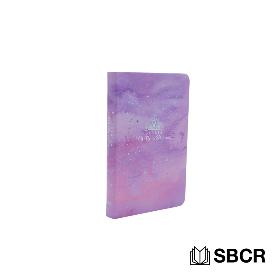 Biblia Mi bella Princesa imitación piel en color rosado, Nueva Traducción Viviente